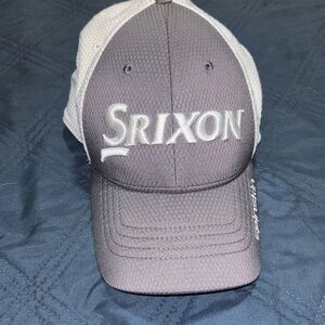 Srixon  Gray  and White Golfing Cap